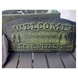 Assorted Lot W/ Table, Ceramic Bear, Collectible Bells, and More!