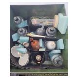 Assorted Lot W/ Table, Ceramic Bear, Collectible Bells, and More!