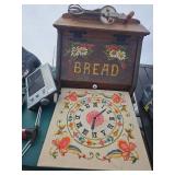 Assorted Lot W/ Route US 66 Sign, Bread Box, Ice Skates and More!