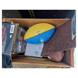 Assorted Lot W/ Gold and Black Chest, Wooden Military Ammo Box and More!