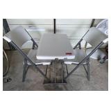 Lifetime Folding Chairs and Table