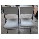 Lifetime Folding Chairs and Table