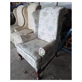 Wing Back Style Chairs - Set of 3