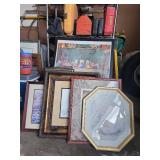 Collection of Mixed Framed Art Pieces