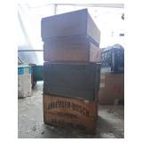 Bulk Lot of Wooden Crates