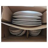 Assorted Lot Including 5ft Table, Dinner Plates, Table Lamp and More!