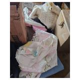 Assorted Lot Including 5ft Table, Dinner Plates, Table Lamp and More!