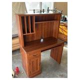 Mid-Century Walnut Wall Unit with Display Storage