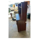 Mid-Century Walnut Wall Unit with Display Storage