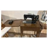 Singer 201-2 Sewing Machine with Cabinet
