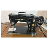 Singer 201-2 Sewing Machine with Cabinet