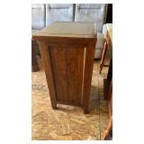 Wooden End Table With Drawers
