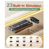 FCHOZY 2026 Upgraded Retro Gaming Console, Nostalgia Game Stick Pro, Classic Video Games with 4K HDMI, 20,000+ Games and 23 Emulators, Upgraded Dual 2.4G Wireless Controllers 64GB - Retail: $50