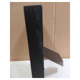 Shadow Box Metals Display Case Wooden 12.9in x 9.5in Military Display Case with 5 x 7in Photo Frame Black (Edge Scratched)