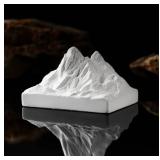 TRANSGOOD Mountain Alps Switzerland Souvenir Swiss Handmade Plaster Craft Gift Home Decoration Collection Paperweight with Life Is Better On The Slopes Tree Ornament  - Retail: $11