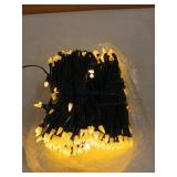 Solhice 300ft Christmas String Lights Outside with Remote, 800 LED Waterproof Extra Long Twinkle Lights, Plug in Fairy Light for Outdoor Indoor Garden Decor, Warm White, Dark Green Wire