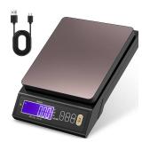 Bonvoisin Baking Scale 0.1 Gram Accuracy Digital Scale for Kitchen, Candle, Soap and Sourdough Bread Making, with Percentage Weighing Function, Weigh in Grams, Pounds and Ounces (10 lb) - Retail: $28