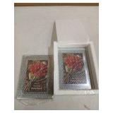 Calenzana 4x6 Picture Frame Sparkle Glass Photo Frames Set for Tabletop, 2 Pack - Retail: $15