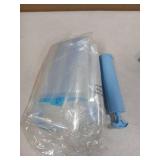 10 Pack Small Vacuum Storage Bags with Hand Pump, 80% Storage Space Saving, Sturdy Leak-Free Space Saver Vacuum Seal Bags for Clothing, Vacuum Compression Bags for Travel Lugggage - Retail: $13