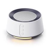 BGOVERSS White Noise Sound Machine with 20 Soothing Sounds, 10 Colors Night Light Sleep Machines Home Office Travel, 5 Timers and Memory Feature Sound Machine for Nursery Baby Kids Adults (White) - Re