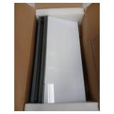 Small Desktop Glass Whiteboard Dry-Erase-Board - Computer Keyboard Stand White Board Surface Pad with Drawer, Desk Organizers with Accessories for Office, Home, School Supplies - Retail: $28