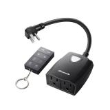 DEWENWILS Outdoor Dimmer for String Lights, 125V, 100FT Remote Control Range, Waterproof Plug- in Dimmer for Dimmable LED/Tungsten Bulbs - Retail: $22