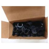 Briwooody 50 Pack 1/2 Inch Pipe Supports Suspension Clamp Pipe Clamps Pex Clamps for Pex, Copper, CPVC(Black) - Retail: $14