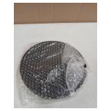 VeyFey Turntable Vanity Tray 10 Inch for Perfume Candle, Bamboo Kitchen Sink Countertop Organizer Keep Glass, Sponge and Soap Bathroom Coffee Table Decorative Black (VFLZ) - Retail: $17