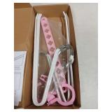 SLMT Pants Hangers for Women and Men - Open Ended Jeans Hangers for Closet Organization - Non Slip Trousers Hangers - Metal Clothes Hangers for Slacks & Blanket (10 Pack)