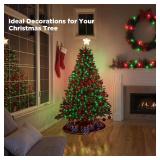 WBao Christmas Lights Indoor Outdoor 300LED 108ft, Super Bright LED Christmas String Lights with UL Certified, 8 Modes, Timer, Connectable & Waterproof for Trees, Patio, Xmas Party Decor, Red Green - 