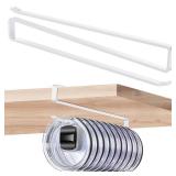 Rokyn Tumbler Lid Organizer for Water Bottle, Cup and Mason Jar Storage - Space Saving Kitchen Organizers Holds 12 Lids, No-Tool Corner Cabinet Rack, No Drill Needed (1Pack,White) - Retail: $5