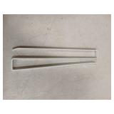 Rokyn Tumbler Lid Organizer for Water Bottle, Cup and Mason Jar Storage - Space Saving Kitchen Organizers Holds 12 Lids, No-Tool Corner Cabinet Rack, No Drill Needed (1Pack,White) - Retail: $5