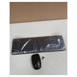 Wireless Keyboard and Mouse Combo, Full Size Silent Ergonomic Keyboard and Mouse, Long Battery Life, Optical Mouse, 2.4G Lag-Free Cordless Mice Keyboard for Computer, Mac, Laptop, PC, Windows (Mouse D