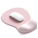 DEMON CHEST ErgoComfort Gel Wrist Rest Mouse Pad-Ergonomic Office Mousepad with Wrist Support-Non-Slip, Design Desk Accessories Mat for Home&Game Decor (02Pink Serenity) - Retail: $10