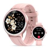 Smart Watch for Women, Make/Answer Calls & AI Voice Assistant, Fitness Tracker with Pedometer Sleep & Activity Tracking, IP68 Waterproof, Smartwatch for Android/iOS/Samsung Phones - Retail: $27