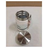 Stanley Classic Food Jar and Spork 14 oz | Vacuum Insulated Food Container | Wide Mouth Screw On Lid | Packable for Travel | Stainless Steel with Leakproof Lid | BPA-Free | Rose Quartz - Retail: $55