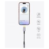 LERTOSEN 2 Pack USB C to 3.5mm Headphone Jack Adapter HiFi Audio Dongle, Type C to Aux Female Cable Cord Compatible with iPhone 17/16/15 Pro Max, Samsung S25/S24/S23, iPad Pro, Pixel, MacBook - Retail