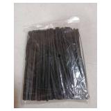 300 Pcs Plastic 5" Twist Ties for Bags, Wire Ties Reusable Twist Bread Ties for Household and Office Use - Retail: $5
