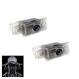 Door Lights Logo Projector for Car SRX XTS ATS XT4 XT5 XT6 CT5 CT6,3D Shadow Welcome Light,2 Pack (Color Wheat Logo)