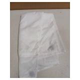 eachope 1 Pack Long Fabric Snap-in Shower Curtain Liner Replacement,Compatible with No Hook Shower Curtain with Snap in Liner, Removable & Water-Repellent,Machine Washable,70x60,White - Retail: $14