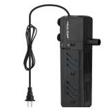 NO.17 Submersible Aquarium Internal Filter 15W, Adjustable Fish Tank Filter with 400 GPH Water Pump for 150-300 Gallon Fish Tank - Retail: $23