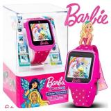 Barbie Kids Smart Watch - Interactive Touchscreen with Games, Selfie Camera, Step Tracker, Alarm, and Stylish Printed Silicone Strap - Fits Wrists 5.5" to 8.5" - Retail: $27
