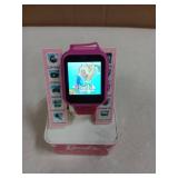 Barbie Kids Smart Watch - Interactive Touchscreen with Games, Selfie Camera, Step Tracker, Alarm, and Stylish Printed Silicone Strap - Fits Wrists 5.5" to 8.5" - Retail: $27