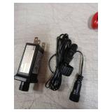 12V 1A LED Controller with Extension Cord, Replacement Model JT-DC120V1000-F Class 2 Power Supply Ip44 Low Voltage Transformer for Christmas String Light Inflatable Decorations - Retail: $14