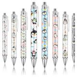 Ireer 8 Pcs Ballpoint Pens for Women 1.00 mm Cute Black Ink Fancy Pens Fine Point Smooth Writing for Students Classroom Office Supplies(Penguin) - Retail: $10