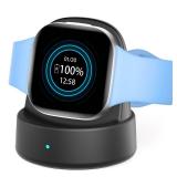 Vipcase Charger Dock for Fitbit Sense/Sense 2/Versa 3/Versa 4, Magnetic Watch Charger Stand with USB-C Cable, Accessories for Fitbit Smartwatches, Black - Retail: $13