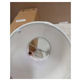 Kenqulio Small Lamp Shades Clip on Bulb, Chandelier Shades Set of 6, Mini Linen Lampshade 3.5x5x5.5in Small Lamp Shade for Chandelier Lamp Replacement (White) - Retail: $28