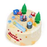 Battle Royale Video Game Cake Toppers - 11 Piece Set for Themed Birthdays - Enhanced Party Decorations - Retail: $19