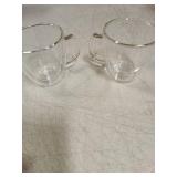 Mindful Design Double Wall Insulated Glasses Espresso Cups (Set of 2) - 5.4-Ounce Mugs - Retail: $13