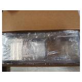 Aminigram 4 Pack Large Acrylic Risers Display Stands, Perfume Organizer Stand, Clear Acrylic Shelf for Show Decor Display, Toys, Cupcake and More(12.4 x 4 x 4.6 inches) - Retail: $30